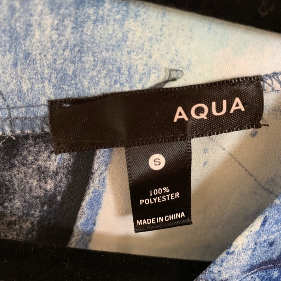 AQUA Bloomingdales artistic painted blouse - Picture 4 of 4